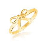 Bow Tie Ring in 14k Yellow Gold
